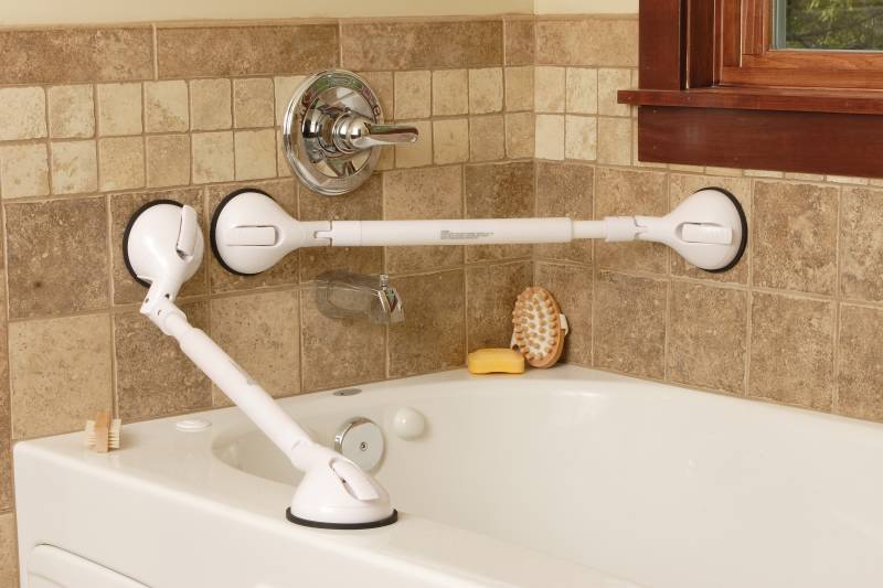Pivot Grip Telescoping Portable Grab Bar