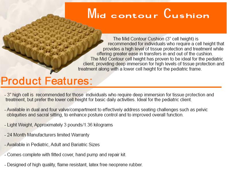 STAR Mid Contour Cushion Air Cell Wheelchair Cushion Star Cushions