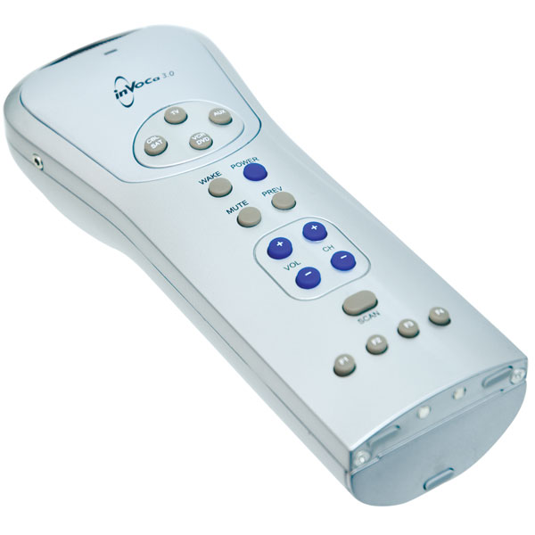 Invoca voice activated universal remote