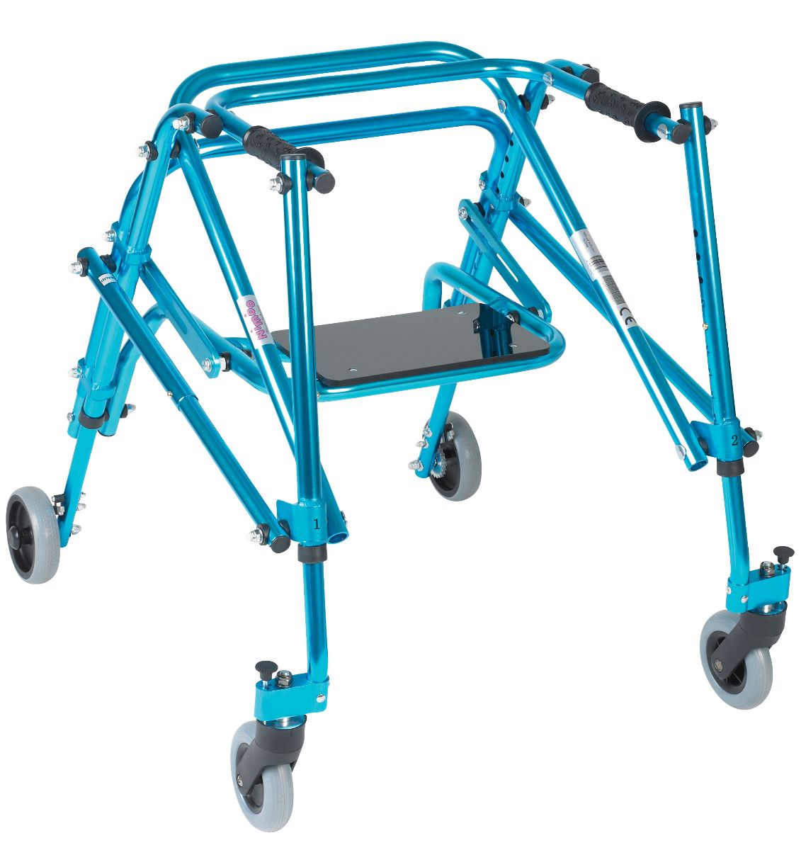 Adult Wenzelite Nimbo Lightweight Gait Trainer with Seat