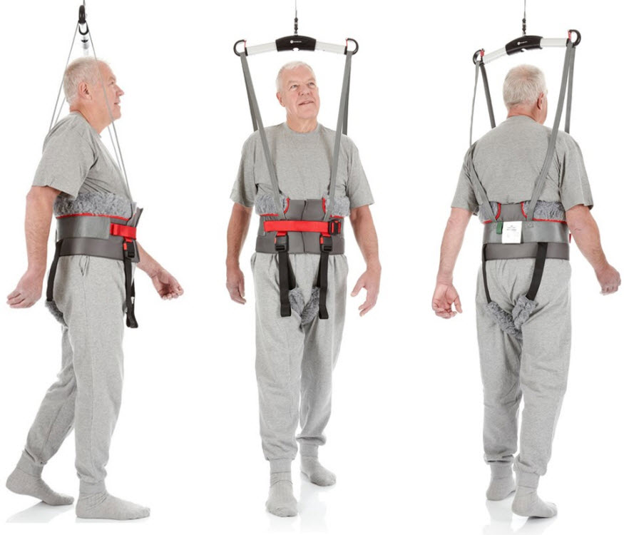 Walking Gait Training Vests for SystemRoMedic Stationary or Mobile Lifts