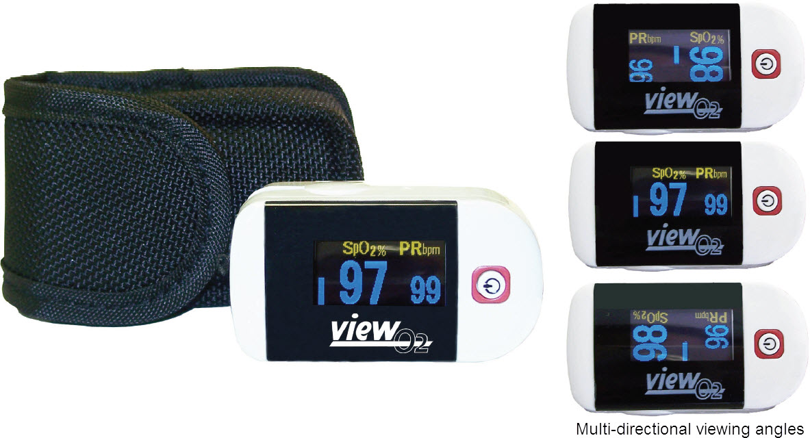 View O2 Fingertip Pulse Oximeter FREE Shipping