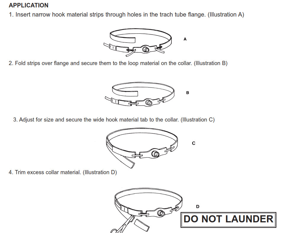 Trach Tube Tie Holder for Minimized Movement