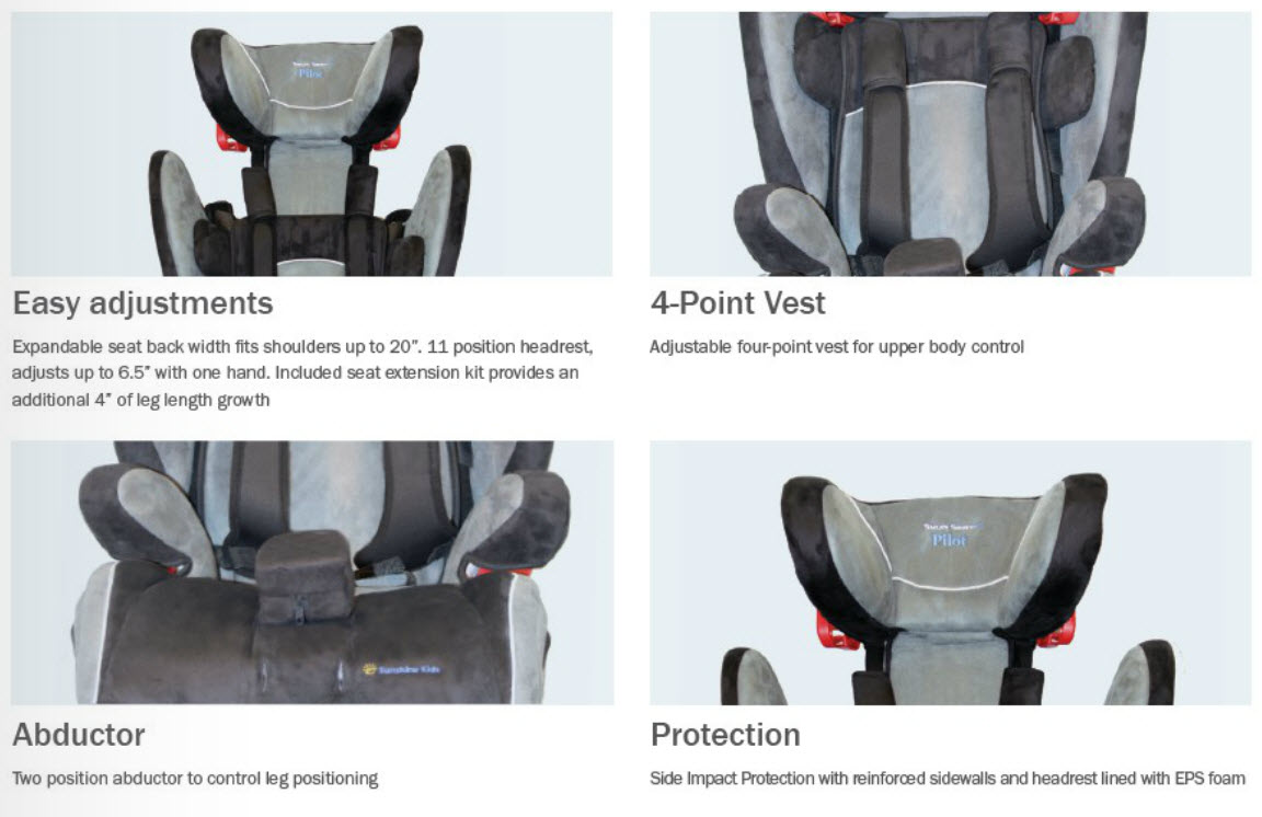 Pilot Booster Seat Pediatric Special Needs Car Seats