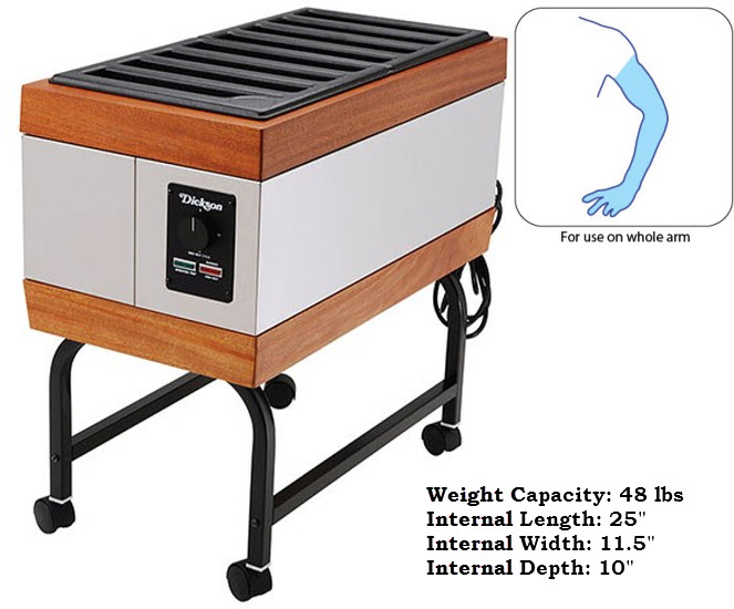 48 lbs. Dickson Mobile Paraffin Bath Paraffin Bath Units and Supplies