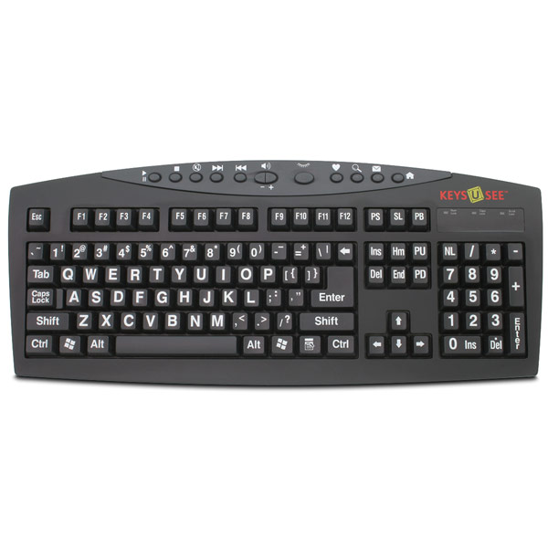 KeysUSee Large Print Keyboard FREE Shipping