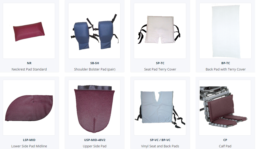 Replacement Padding Options for Broda Midline Recliners