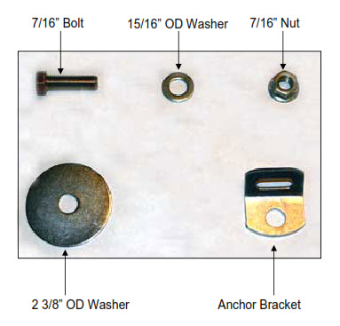 Honda tether anchor kit #5