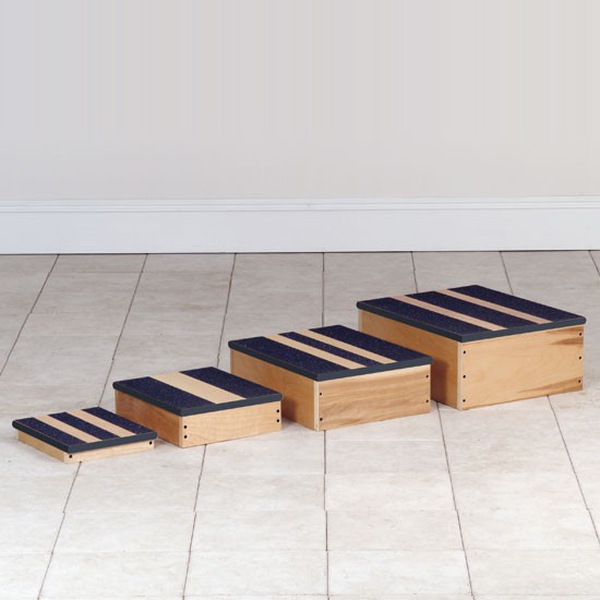 Nesting Stools Physical Therapy Equipment Wooden Step Stools Step