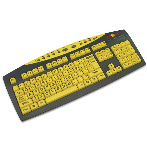 Large Print Keyboard Low Vision Computer Accessories Keyboard