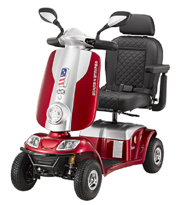 Stars N Stripes Deluxe Electric Mobility Scooter Mobility Scooters