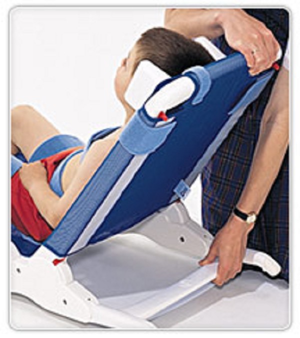 Rifton Medium Blue Wave Bath Chair Pediatric Bath Chair