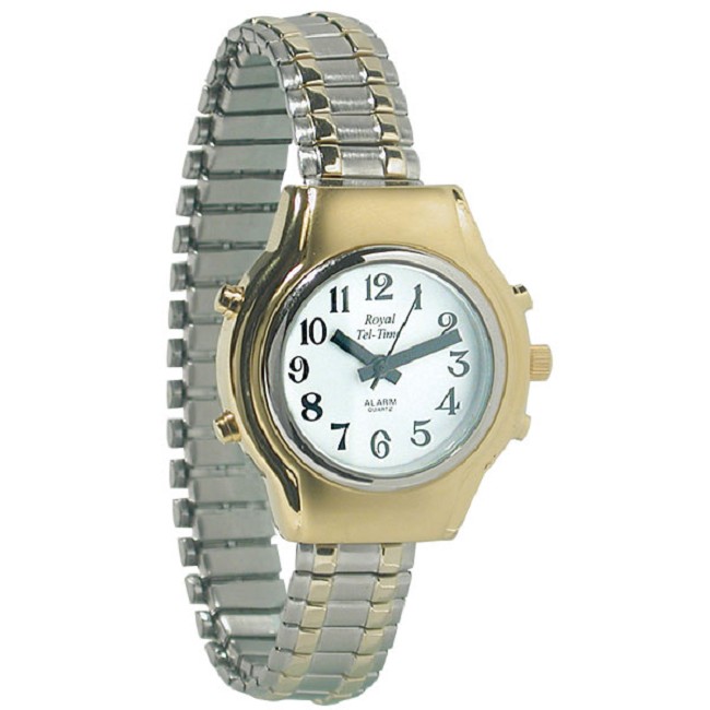 Ladies Royal TelTime BiColor Talking Watch