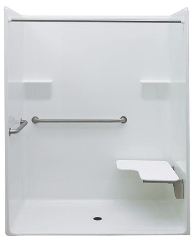 ADA 62" x 33" Compliant Roll In Shower