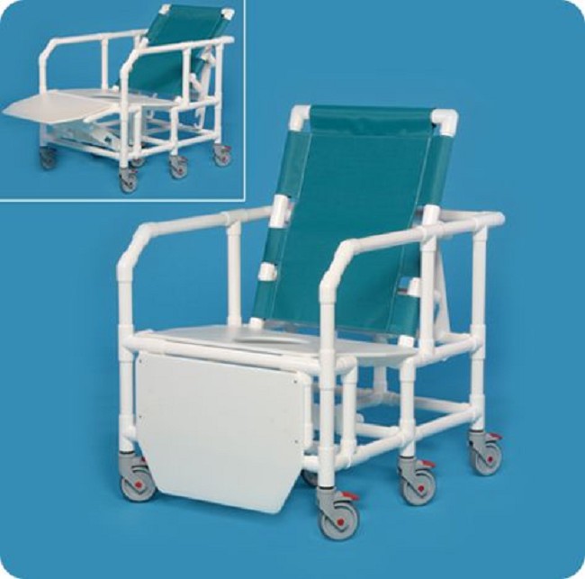 Bariatric Reclining Shower Chair Commode