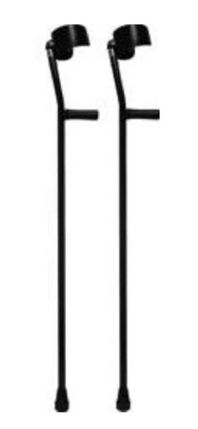 Bariatric Custom Fitted Aluminum Forearm Crutches