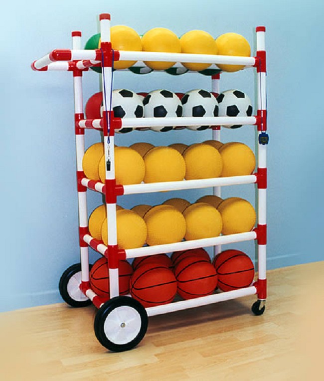 All Terrain Portable Ball Storage Cart FREE Shipping