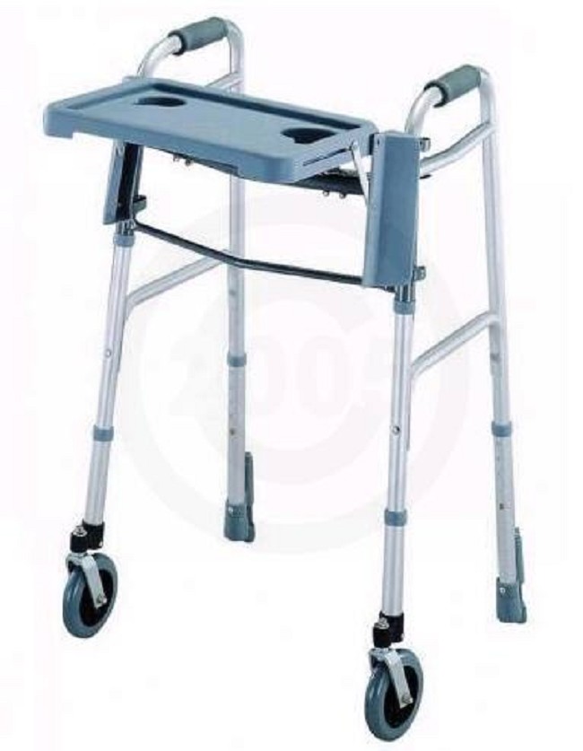 Drive Fold Down Plastic Walker Tray with Cup Holders