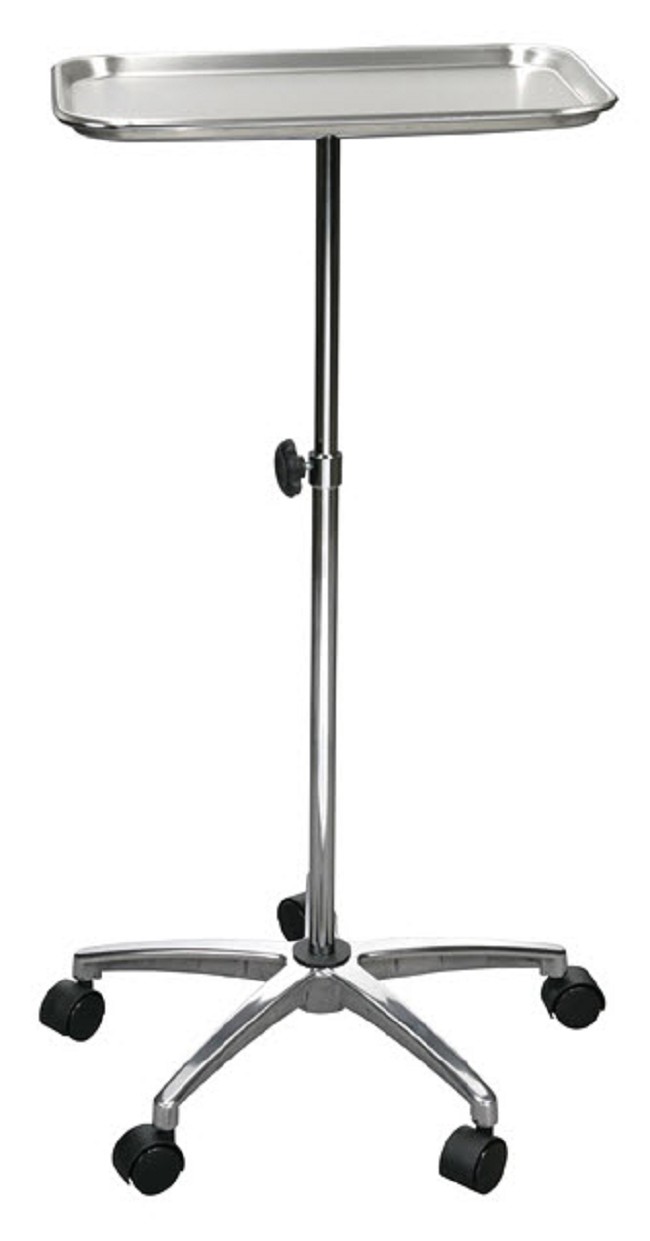 MayoInstrument Tray Stand with 5 Casters