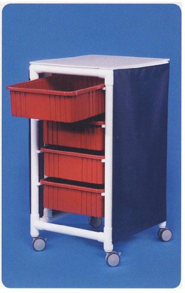 FourBin Medical Storage Cart FREE Shipping