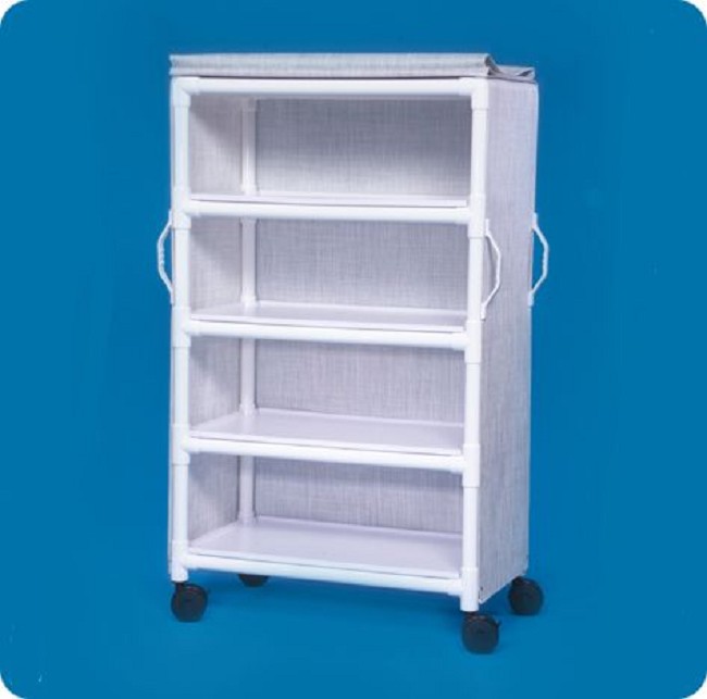 Deluxe Four Shelf Linen Carts FREE Shipping