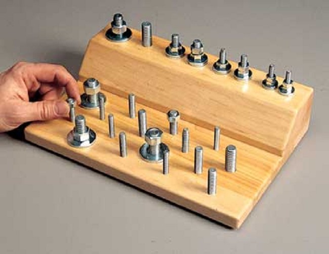 TwoTiered Horizontal Bolt Board