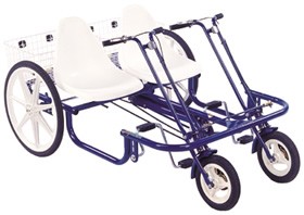 wheeled adult double Three bike joyrider