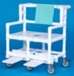 Bariatric Shower Chair Commodes (Teal - Mesh)