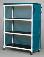 47in Width Standard Line Linen Cart*** (White - Mesh)