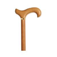 Natural Wood Cane with Derby Handle