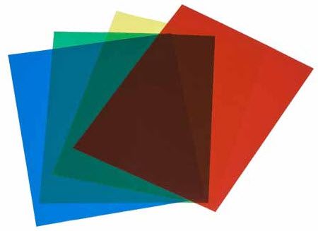 Colored Acetate Sheets : Low Vision Aids