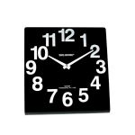 Giant-View Clock 10 in. x10 in. - Black Dial