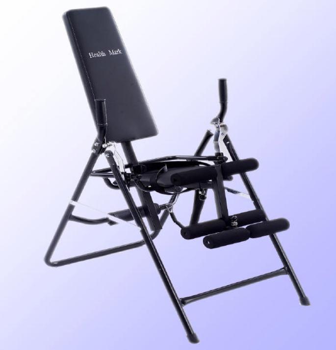 Core Inversion Chair for Exercise Therapy and Chiropractic Back Pain Tension Relief