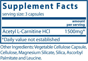 Acetyl L-Carnitine Vitamin Supplement for Neurological Health