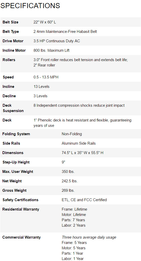 TR6000i Light Commercial Treadmill FREE Shipping