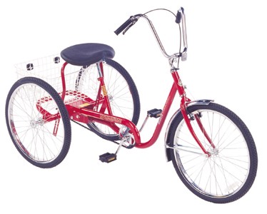 three wheel adult bicycle