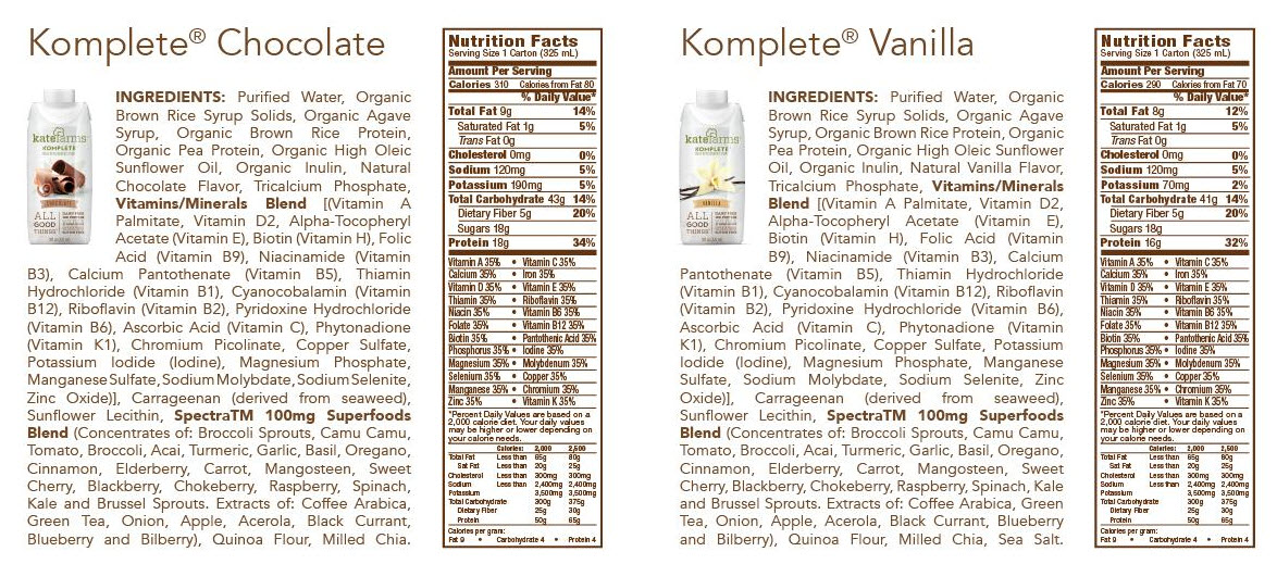 Top Meal Replacement Shakes >> Kate Farms Komplete Meal Replacement Shakes, Case of 12 Top Meal Replacement Shakes >> Kate Farms Komplete Meal Replacement Shakes, Case of 12