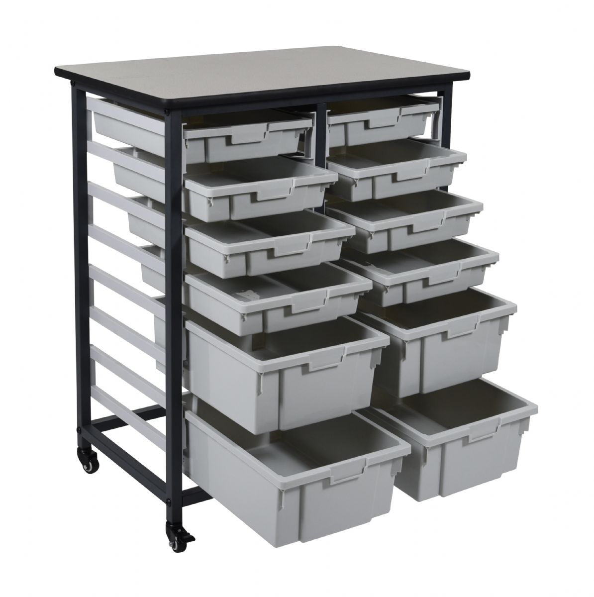 Luxor Mobile Bin Storage Unit DISCOUNT SALE FREE Shipping
