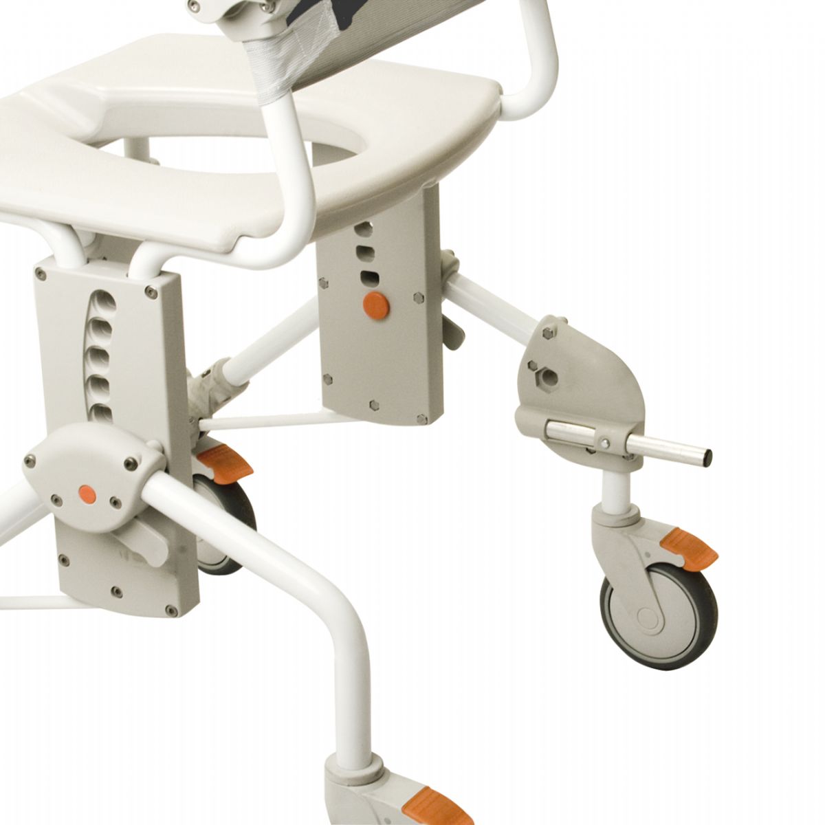 Self Propelled Etac Swift Mobile 24 Inch Shower Chair