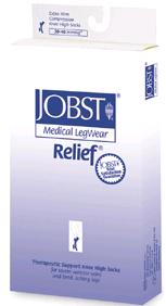 Jobst for Men Thigh High Ribbed Compression Stockings
