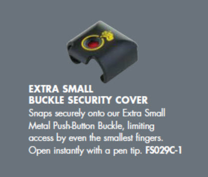 seat belt buckle security cover