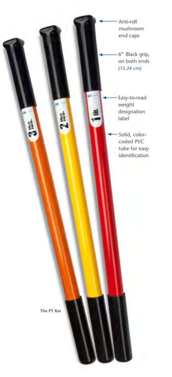 Clinton Physical Therapy Exercise Bar FREE Shipping