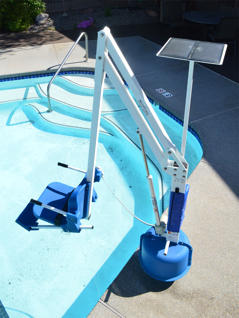 Solar Charging Station for Aqua Creek Pool Lifts
