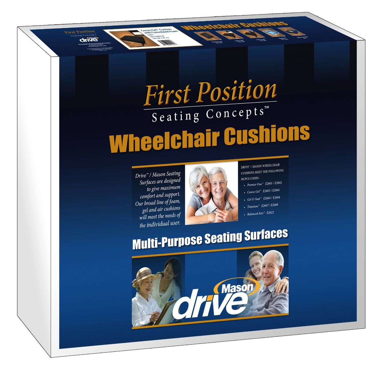 Wheelchair Seat Wedge Cushion - Foam by RehabMart