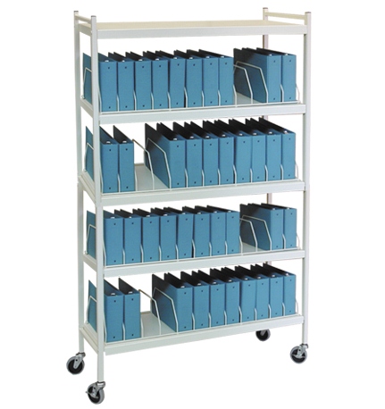 Large Vertical Open Chart Racks - FREE Shipping