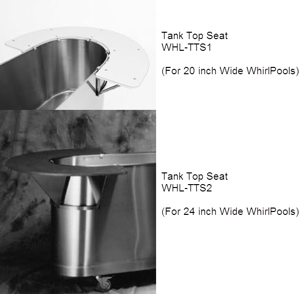 Whirlpool tank top seat - 24 inch Whirlpool tank top seat - 24 inch
