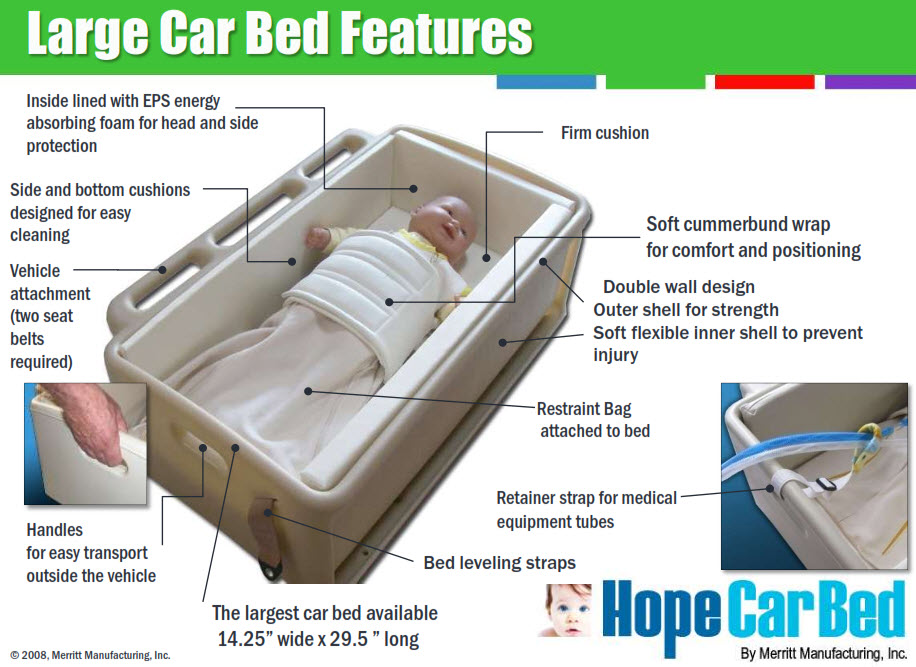 preemie car seat bed