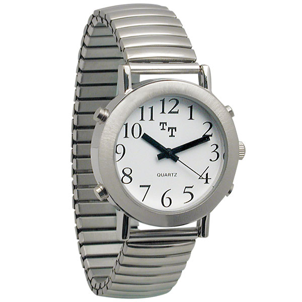 Mens Chrome Talking Watch ON SALE