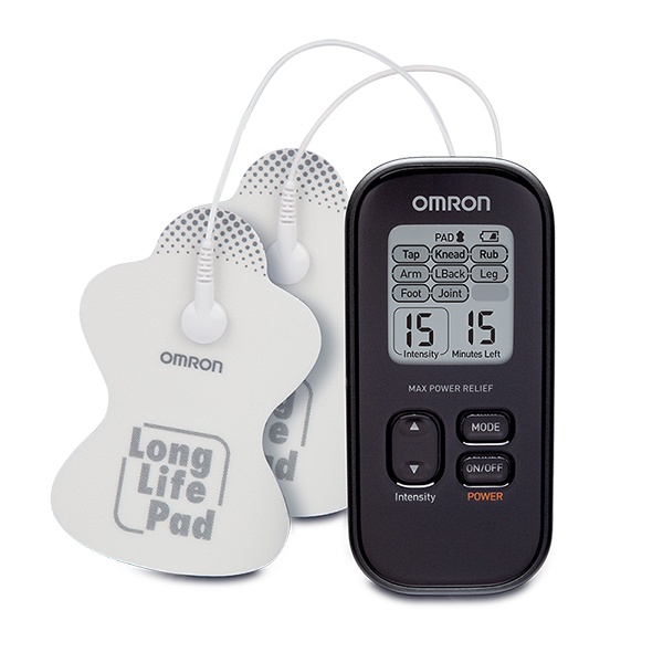 Portable Pain Relief for Muscles and Joints TENS Unit with 15 Intensity Levels - Max Power Relief by OMRON PM500