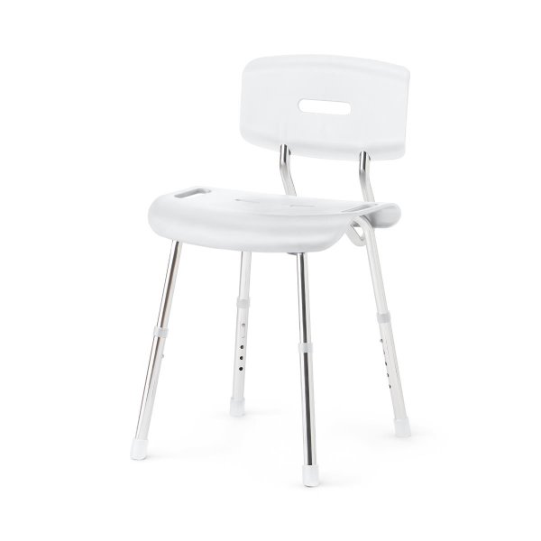 Medline Shower Chair with Back Antimicrobial